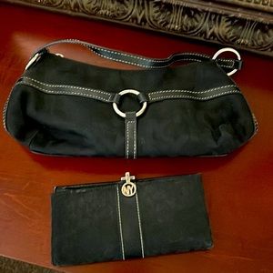 NY&C shoulder bag and matching wallet